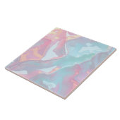 Carreau Collection Luxe Rose Pâle Menthe Douce Or Moderne (Côté)