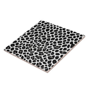 Carreau Collection Luxe White Leopard Elégante