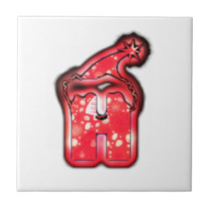 Carreau Collection moderne de chapeaux de Santa.