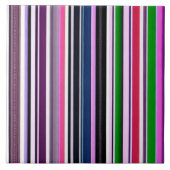 Carreau Collection moderne de rayures violettes roses (Devant)