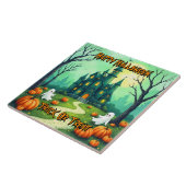 Carreau Collection Moderne Halloween Mignonne Épouvantable (Côté)