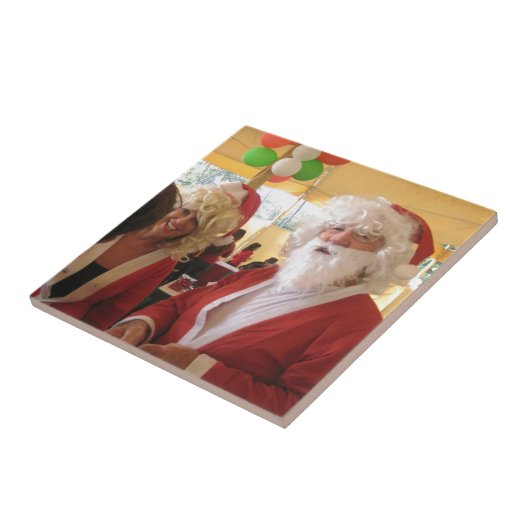 Carreau Collection Père Noël élégante. (Côté)