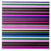 Carreau Collection Populaire Pink Purple Stripes (Devant)