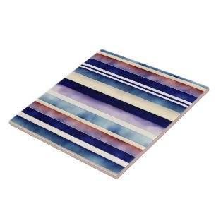 Carreau Collection populaire Summer Navy Blue Boat Stripes