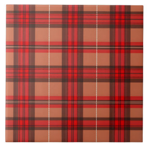 Carreau Collection Tartan Rouge Traditionnelle Tartan tend