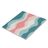 Carreau Collection Tendance Abstraite Rose Pâle Menthe (Côté)