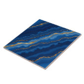 Carreau Collection tendance Royal Blue Gold Marble Collect (Côté)