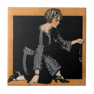 Carreau Collier cassé de perle