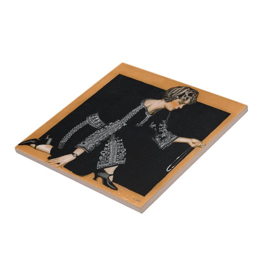 Carreau Collier de perle cassé (Côté)