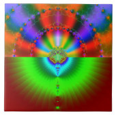 Carreau Collision galaxique fractale (Devant)