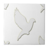 Carreau Colombe de blanc (Devant)