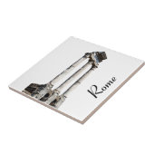 Carreau Colonnes de pierre ancienne carré (Côté)