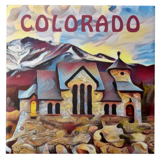 Carreau COLORADO - Chapelle sur le Rocher, Allenspark, CO (Devant)