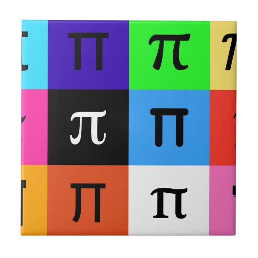 Carreau colorblock happy pi day (Devant)