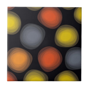 Carreau Coloré, cool, moderne, tendance abstraction fleur