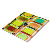 Carreau Coloré Funky Retro Inspiré (Côté)