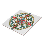 Carreau coloré, marocain, mosaïque, (Côté)