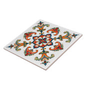 Carreau coloré, méditerranéen, mosaïque, (Côté)