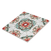 Carreau coloré, méditerranéen, mosaïque, (Côté)