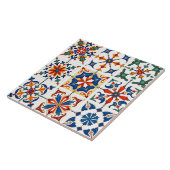 Carreau coloré, méditerranéen, mosaïque, (Côté)