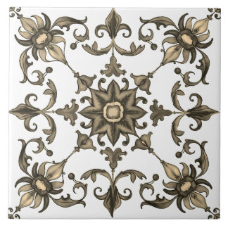 Carreau Coloré, Méditerranéen, mosaïque, vert,