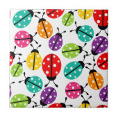 Carreau Coloré mignon Lady Bug Motif sans joint (Devant)