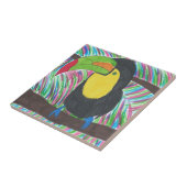 Carreau Coloré Tropical Toucan (Côté)