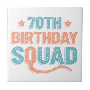 Carreau Colorful Distressed 70e anniversaire