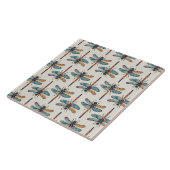 Carreau Colorful Dragonfly Pattern (Côté)