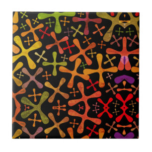 Carreau Colorful geometric pattern