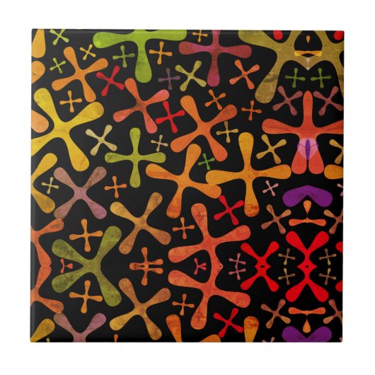 Carreau Colorful geometric pattern (Devant)
