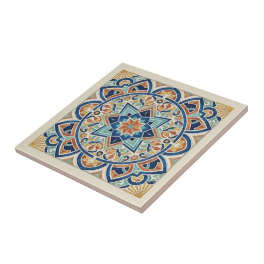 Carreau Colorful Mediterranean Pattern Pat#1 ID1195 (Côté)