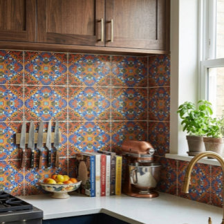 Carreau Colorful Mosaic Style Ceramic Tile 