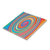 Carreau Colorful pinwheel design (Côté)