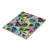 Carreau Colorful Urban Graffiti Pattern (1) (Côté)