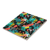 Carreau Colorful Urban Graffiti Pattern (13) (Côté)