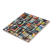 Carreau Colorful Urban Graffiti Pattern (5) (Côté)