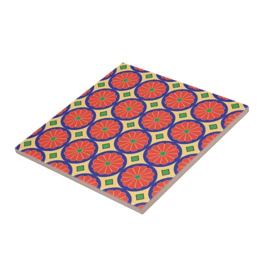 Carreau colorl seamleslieu pattern string (Côté)