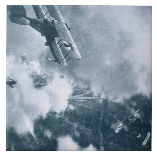 Carreau Combat aérien sur le front occidental, Première (Devant)