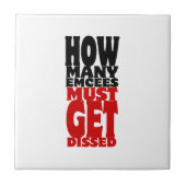 Carreau Combien D'Écés Doivent Être Dissous (Devant)