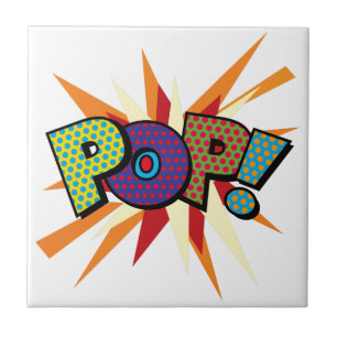 Carreau Comic Book Pop Art POP!