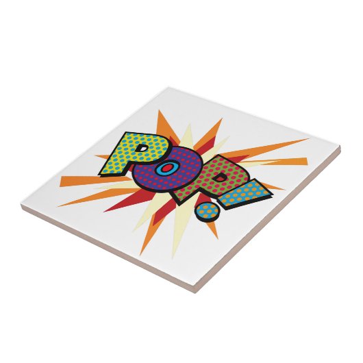 Carreau Comic Book Pop Art POP! (Côté)