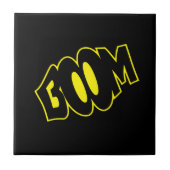 Carreau Comic Speech Bubbles Céramique Tile Boom Vos Coule (Devant)