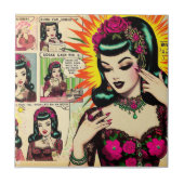 Carreau Comics vintage pour filles (Devant)