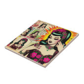 Carreau Comics vintage pour filles (Côté)