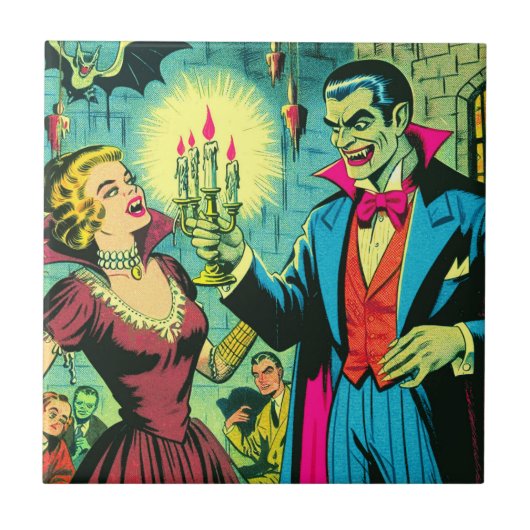 Carreau Comics vintages Vampire Horror (Devant)