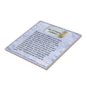 CARREAU COMMENT PRÉSERVER UN MARI--TUILE (Côté)