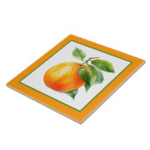 Carreau commerce artisanal maison fruit orange (Côté)