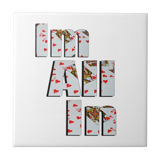 Carreau Commis : Tout Dans Au Poker, (Devant)