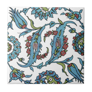 Carreau Composision floral turc antique